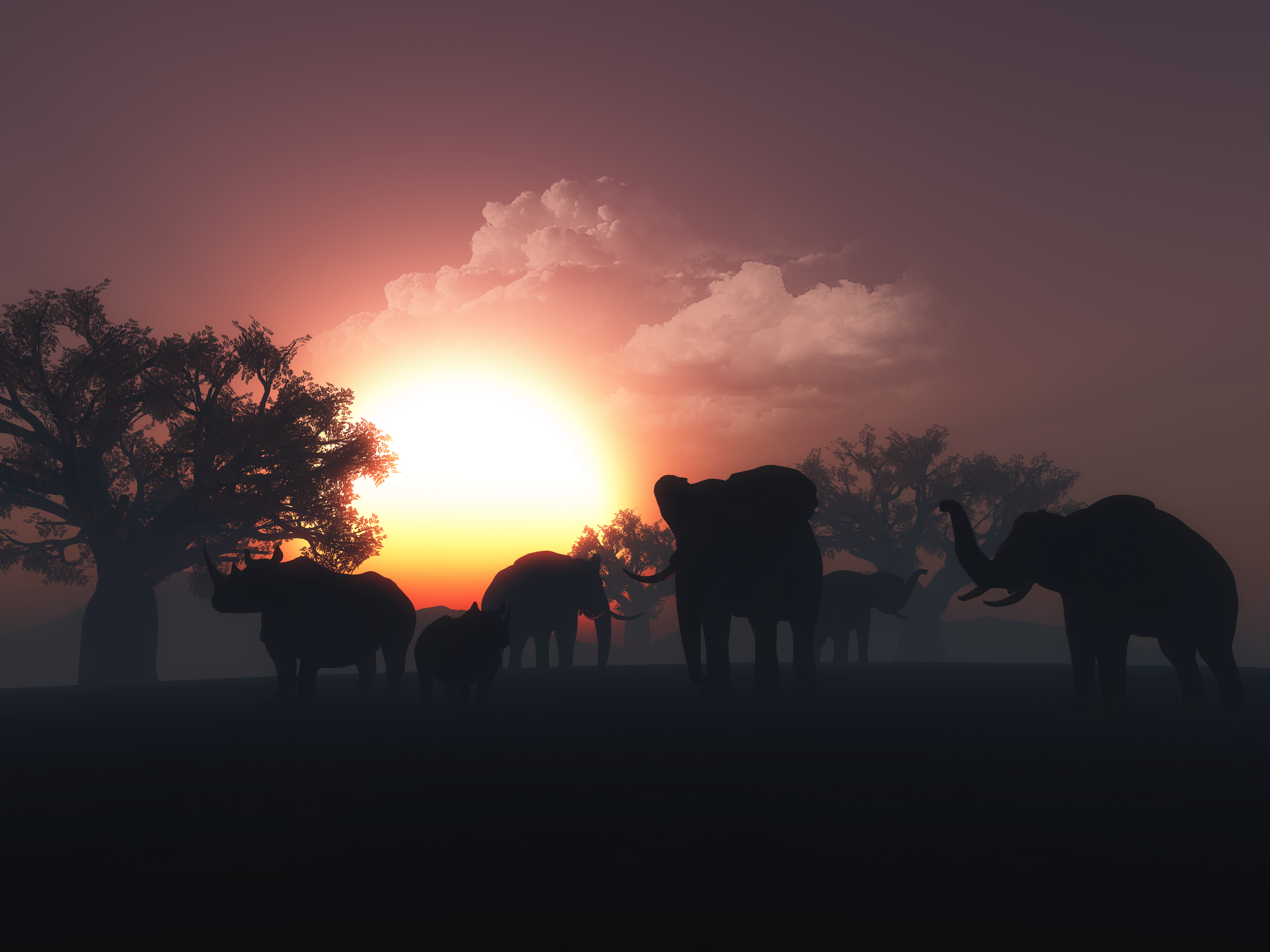Footer background